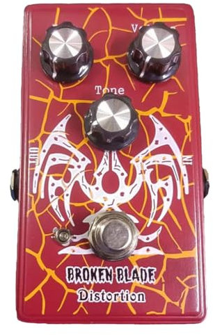 Kioball Guitar Effect Broken Blade Distortion Pedal,with Dist/Volume and Tone Pedal,Distortion Effect Pedal,Guitar Pedal