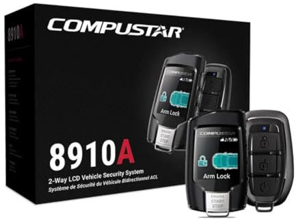 Compustar CS8910-A 2-Way LCD FM Vehicle Security and Remote-Start System