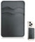 Favson Cell Phone Pocket Self Adhesive Card Holder, Invisible Ultra-Thin Three-Card Slot Design, Strong Adhesive Backing to Prevent Demagnetization, Suitable for Most Models