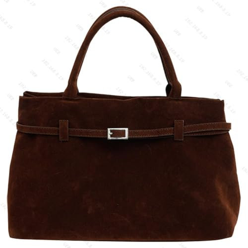 TIAASTAP Groß Handtasche Wildlederimitat Tote Bag for School and Uni Tasche Suede Bag Damen-Henkeltaschen Shopper Tasche Vintage Damenhandtasche Handbags for Women Beuteltasche
