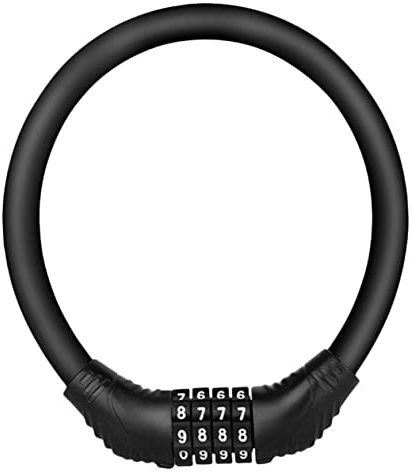 Supvox Digitales Codeschloss Für Fahrräder Und Reifen Passwortschloss Mit Vorhängeschloss-funktion Tragbar Und Sicher Schwarz