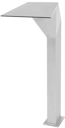 Cascata per piscina in acciaio inox, 50 x 30 x 90 cm, per laghetto da giardino, durevole, antiruggine e design moderno