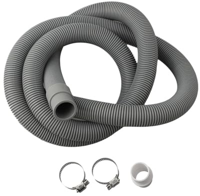 Kit de rallonge de tuyau de vidange for lave-linge et lave-vaisselle, accessoire de tuyau de vidange multifonctionnel for tambour(150CM)