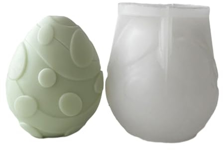 Molde de huevos de Pascua para velas de jabón, adornos de Pascua