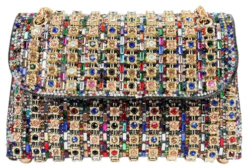 Kvällsväskor för kvinnor, Rhinestone-väskor för damer - Glittrande damväska kvällsväska - Mjuk bärbar Rhinestone Clutch-väska kvinnor