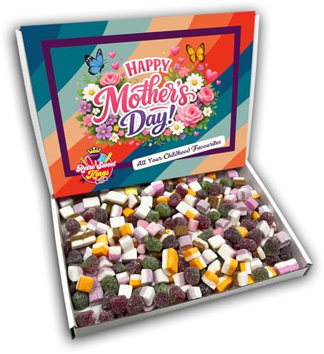 Dolly Mixtures Happy Mothers Day Sweets Gift Box Hamper (RETRO MOTHERS DAY FRONT)