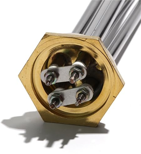 DN32 G5/4 BSP Tubo de calentamiento de agua de inmersión de rosca CC 24V 36V 48V Tubo Bolier de bajo voltaje 300W 600W 900W 1KW 1.5KW (24V 600W 220mmL)