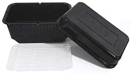 Omenluck 1 bandeja de semilla profesional de plástico para semillas, bandeja de plántulas de jardín para microverdes, bloques de tierra de trigo