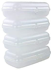 Tupperware to Go Maxi-Twin transparent (4) Brotdose Dose Lunchbox Maxitwin