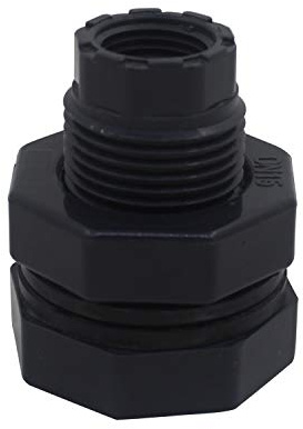 Pasamuros u pvc para tubo 20 25 32 40 50 63 75 90 110mm adaptador conector racor salida deposito agua roscado manguitos (3/4 inch rosca DN20 - OD25mm)