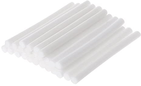HNGM Klebesticks 25 stücke Heißschmelzklebstoff Hohe Viskosität weiß 7mm für DIY. Handwerkzeugreparaturwerkzeug