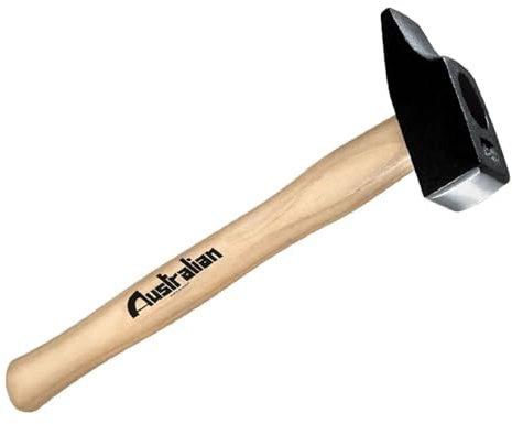 La zappa Schlosserhammer Typ Französisch mit robustem Holzgriff (100 g - 265 mm Griff)