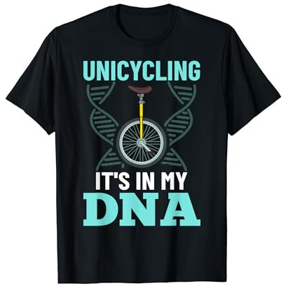 Einrad Fahrrad Lustiges Training Lernen Radfahren T-Shirt