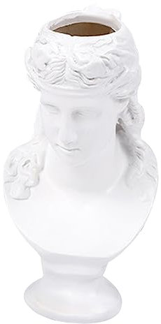 Tofficu Schreibtisch-stiftehalter Kunstharz Aufbewahrung Für Make-up-pinsel Griechischer Stil Schreibtisch-organizer Heimdekoration