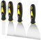 4 Pièces Couteau à Enduire, Couteau à Enduire, Spatules en Acier Inoxydable, Spatule, Spatule Enduit avec Trou de Suspension, Ensemble de Spatules en Acier Inoxydable, pour Papier Peint et Murs