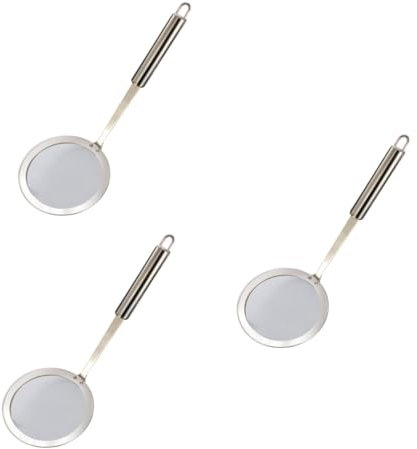Alipis 3 Pz colapasta in acciaio inossidabile colino a rete da cucina mestolo schiumarola mestolo a ragno setaccio cucine kitchen filtro mestolo skimmer ragno schiumatoio in acciaio inox