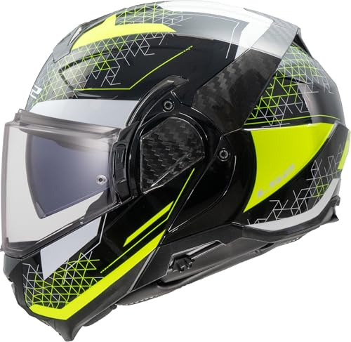 LS2, Modularer Motorradhelm ADVANT II ASTRAL H-V Yellow, S