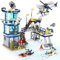 TOY PLAYER Police Station Police Toy, Compatible with Lego City Police Building Blocks, with Helicopter, Ship, 565PCS Gift for Boys Girls Ages 6-12