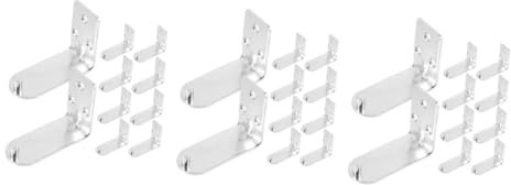 Veemoon 3 Juegos Doble Coche Extintor Abrazadera Tubo Cochera Soporte Extintor Pared Soporte Metálico Extintor Gancho Extintor Para Pared Gancho De Montaje Del Extintor Planchar 10 Uds * 3