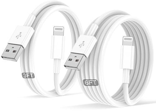 Cavo For IPhone Originale Per Apple Certificato MFi,Cavetto USB Lightning Ricarica 2Pezzi 1M+2M Per iPhone 14/13/12/11/Pro/Pro Max/Min/XR/XS/X 8/7/6s/6/5/Plus/SE/SE 2/iPad Mini 4 caricatore cavi