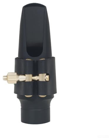 Altsaxophon-Mundstück-Set, 3-teiliges Eisen-Set mit Kappe und Clip, perfekt für Musiker