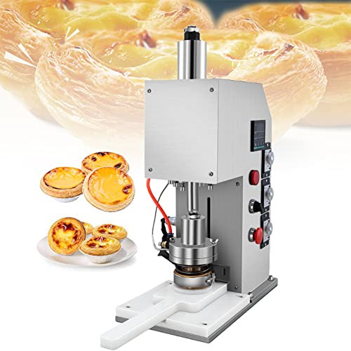 XCSCUK Macchina semiautomatica per la Produzione di crostate all'uovo, 1000pcs/h Pressa Continua Tradizionale Commerciale per crostata all'uovo, con rilevamento Automatico