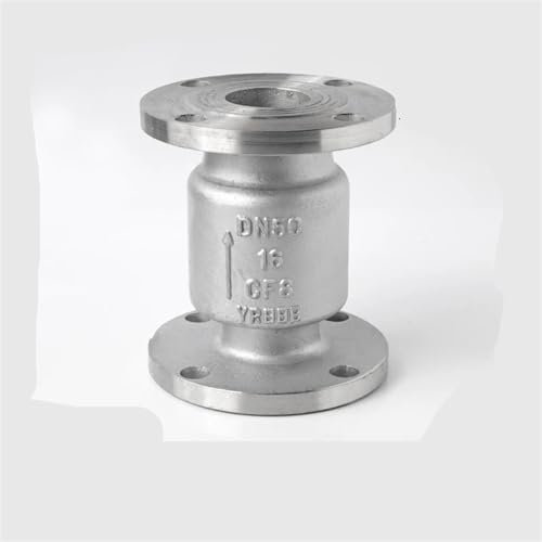 YMUGUEGH Clapet Anti-Retour Vertical en Acier Inoxydable 304 H42W-16P, clapet Anti-Retour unidirectionnel DN50 80 100 200(DN15)
