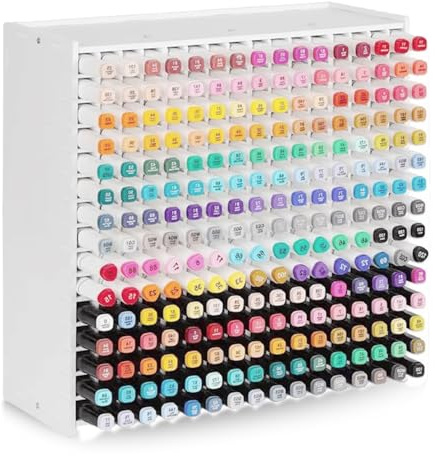 Porte-feutres, 240 stylos, organisateur de bureau, porte-stylos, crayons, crayons de couleur, feutres, petits artistes, coiffeuse, boîte en plastique pour la maison et la
