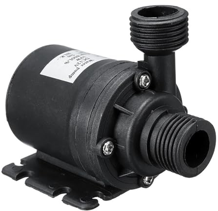 QIHRUIA Motore A Corrente Continua Brushless con Nucleo in Ceramica, Pompa Sommersa, Piccola Pompa Booster, Acquario con Roccia Raffreddato Ad Acqua, Pompa A Bassa Rumorosità,Dv24v