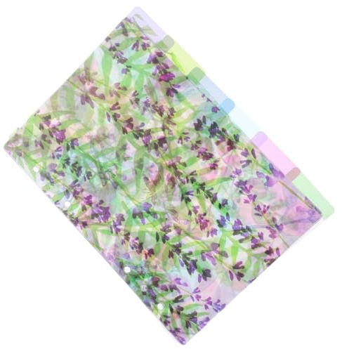Hemobllo Notebook Index Dividers 6 Sheets Detachable Page Organizers for A5 Planners and Reports Japanese-Style Forest Design for Efficient Document Separation