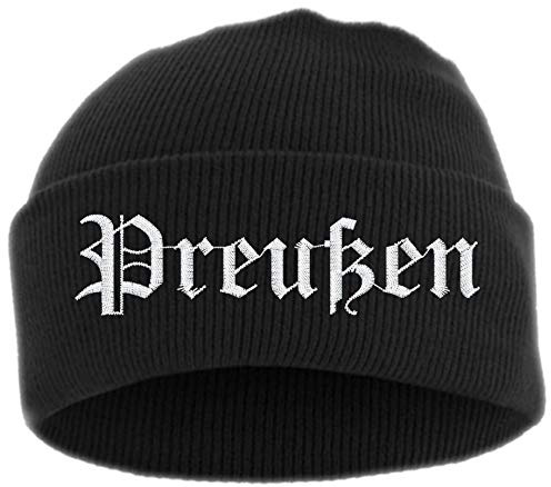 HB_Druck Preußen Umschlagmütze - Mütze - Bestickt -
