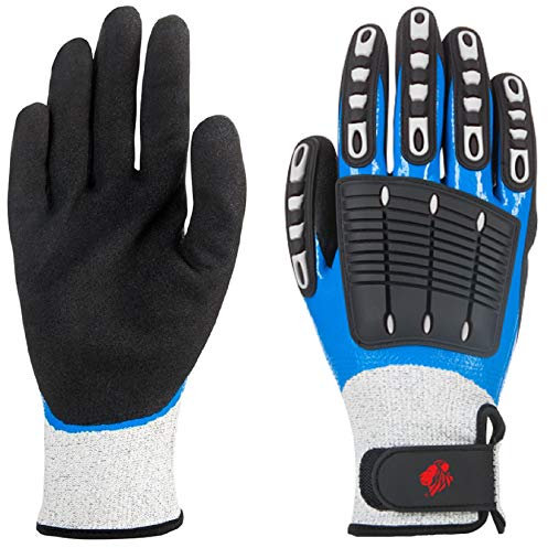 Shield, Spécialiste, Gants de Haute qualité, Anti-Coupure, résistant aux coupures, Norme en 388 4544C (10 Paires, 9 L)
