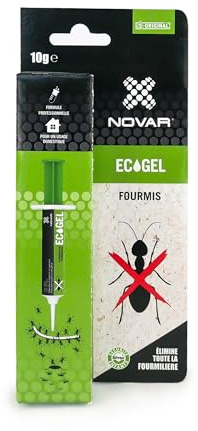 ECOGEL Hormigas | Eficacia Profesional | Jeringa 10gr Ecopack | 1 unidad | Caja de cartón (4301)