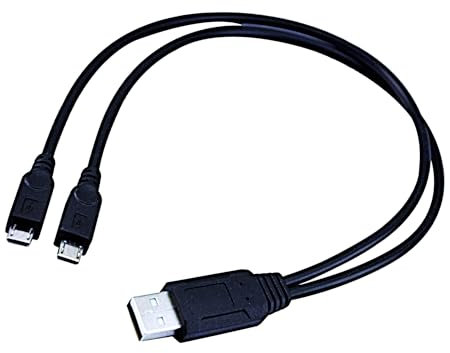 Villageboom Cavo splitter micro USB, 2 micro USB B per 1 USB A, cavo doppio UN PRODOTTO CON VALORE SOCIALE AGGIUNTO