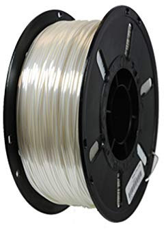 3D-Drucker-Filament aus SILK-PLA-Kunststoff, 1,75 mm, 1-kg-Spule, Pearl white, weiss