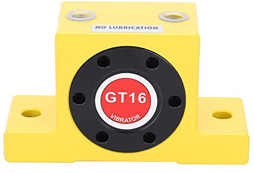 Tissting Vibrador Neumático de Turbina, Vibrador Industrial Silencioso GT-16 de Aleación de Aluminio para Tolvas y Plataformas Vibratorias