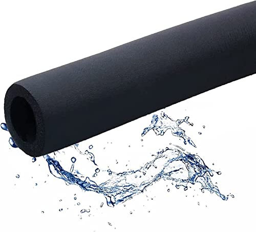 Rohrisolierung Schaumstoff 6mm/13mm/16mm/20mm/25mm/32mm/50mm/63mm/76mm/90mm/110mm Innen,Schaumstoffschlauch Für Griffe Frostschutz Isolierschlauch Rohrdämmung Isolierung Rohr 1.7/1.8m Länge (Size : 9