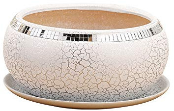Narzissentopf Keramikblumentopf ohne Loch Keramiktopf Indoor Balkon Garten Sukkulenten Pflanzer Dekorativer Behälter Wohnzimmer Porenfreier Hydroponischer Pflanzer