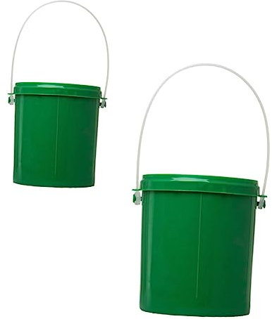 Toddmomy 2 Stück Tragbarer Regenwurmeimer Aus Kunststoff Atmungsaktiver Köderbehälter Für Lebende Köder Für Angeln Outdoor Aktivitäten Und Camping