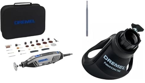 Dremel 4250 Rotationswerkzeug 175 W, Multifunktionswerkzeug-Set mit 35 Zubehören & 568 Zubehör Set für Multifunktionswerkzeug zum Entfernen von Fugenmörtel bei Wand- und Bodenfliesen