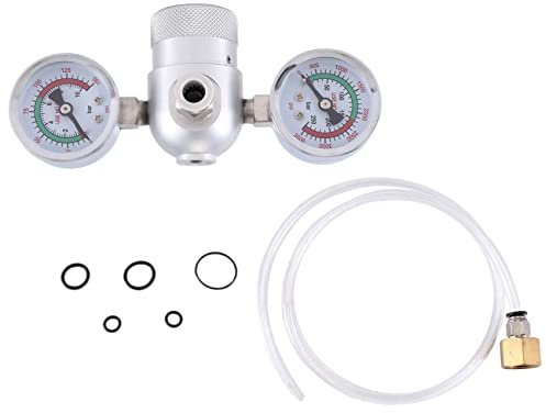Evvmnaks Whipped Cream Pressure Regulator Valve with Hose Line and Adapter for Whipped Cream Chargers 0.95 Liter 580G Tank