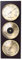 VINGAA Barometer, Barometer, Thermometer, Hygrometer, wandmontierte 3-in-1-Holzständer-Barometer, mechanische analoge Wetterstation, für Wohnzimmer, Schlafzimmer, Büro