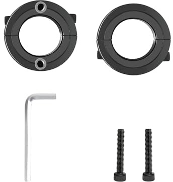YCeru Gasdruckfeder-Zylinderhalter, Reparatur-Set für sinkende Bürostühle (Edelstahlschaft, Schraubenschlüssel und Mutter), Werkzeug-Sets zum Ersetzen von Bürostuhlzylindern, 28 mm, 2 Stück