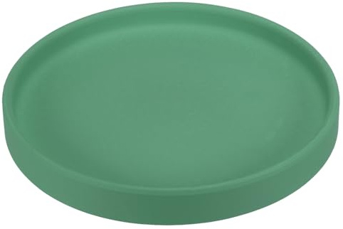 PATIKIL 6 inch Sottovaso Rotondo in Ceramica, Sottovaso per Piante Fioriere Vassoio di Drenaggio per Interni Esterni Terrazzo Balcone, Verde Acqua