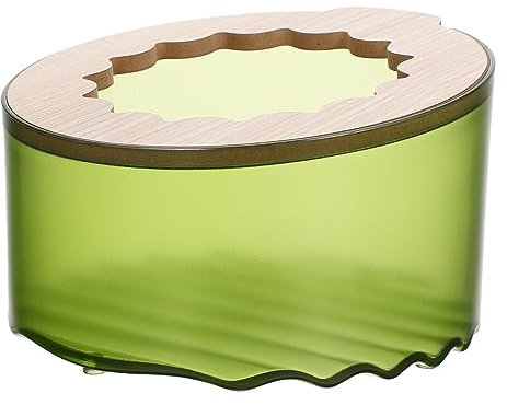 HAPINARY Hamster Badewanne Aus Kunststoff Hamstersandbecken Für Kleine Tiere Durchsichtige Badebox Mit Rutschfester Unterseite