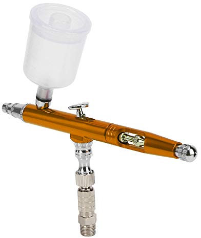 0,3 Mm Malerei Airbrush Pistole Mini Set Tail Externe Einstellung DIY Spray Tool 20CC/40CC (Gold)