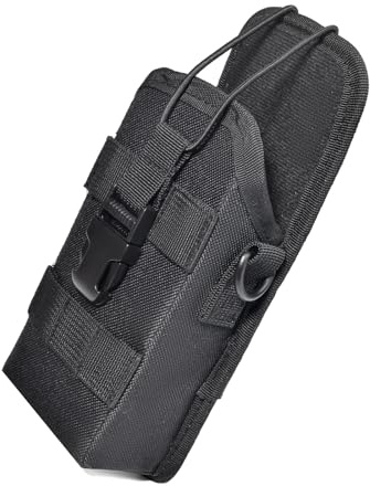 UAYESOK Molle Radio Pouch, Walkie Talkie Tasche Halter für Weste, Funkgerät Gürtel Holster Halterung für Präsident CB Motorola DP1400 CP040 GP88 DP4400 DP4600 DP4800 Baofeng Hytera Radio Tactical