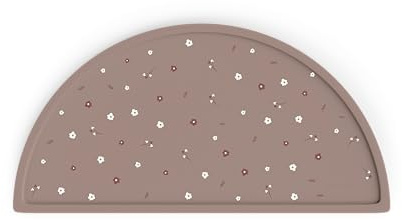 BabySteps Silikon-Tischmatte für die Einführung der Beikost | Sichere und Bequeme Matte für Kinder | LFGB Silikon, BPA-frei | Oberflächenschutz und einfache Reinigung (Sepia Rosa)