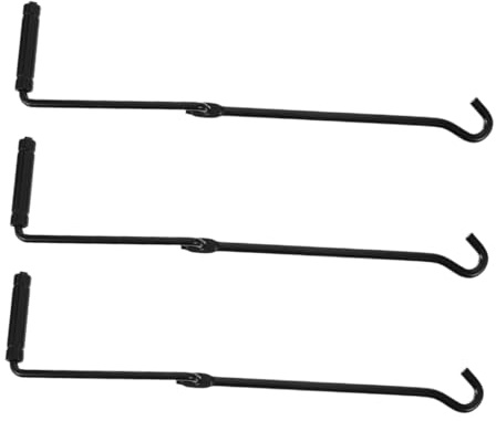 Gatuida 3 Piezas Accesorios Gato Automotriz Varillas Metal Manivela Repuesto Gato Elevador Herramienta Manual