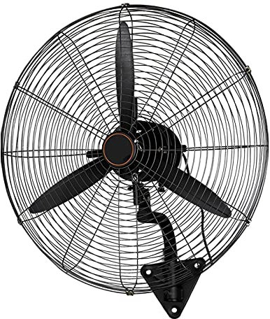Pedestal Fans22''/26''/30'' Industrial Wall Fan, High Power High-Velocity Wall Mount Fan, 120°Oscillation, Heavy Duty Commercial Fan, 3-Speed, Low Noise (Size : 78cm/30in) (55cm/22in)